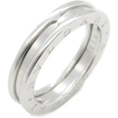 Pre-owned White Gold rings , female, Sizes: ONE SIZE - Bvlgari Vintage - Modalova