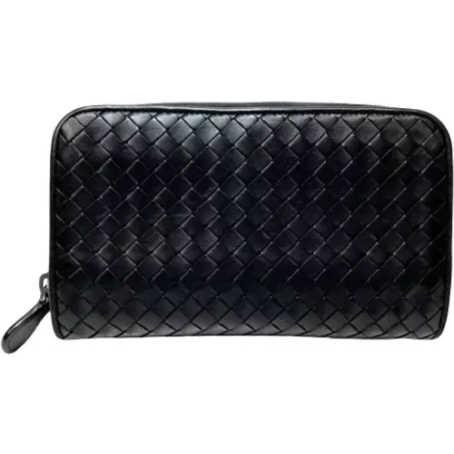 Pre-owned Leather wallets , female, Sizes: ONE SIZE - Bottega Veneta Vintage - Modalova