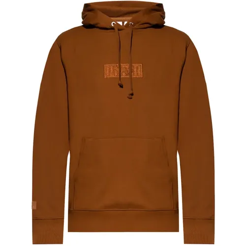 X Puma Monk Robe Logo Hoodie , male, Sizes: S - Maison Kitsuné - Modalova