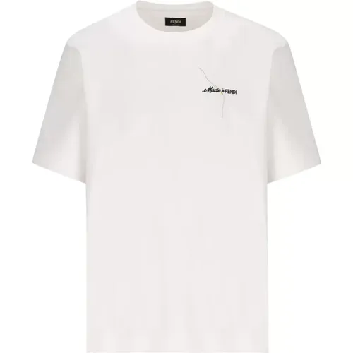 T-Shirts , male, Sizes: L, M, XL - Fendi - Modalova