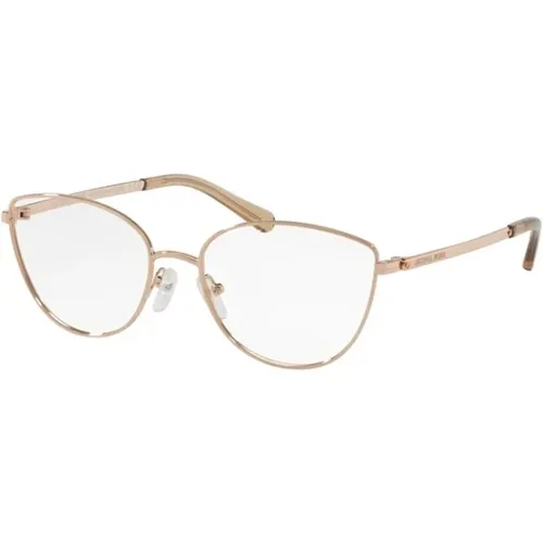 Gold Frame Stylish Glasses , unisex, Sizes: 54 MM - Michael Kors - Modalova