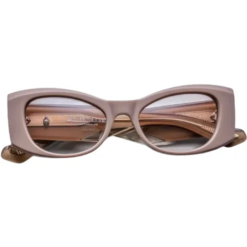 Cat-Eye Sonnenbrille in Nude Pink - Jacques Marie Mage - Modalova