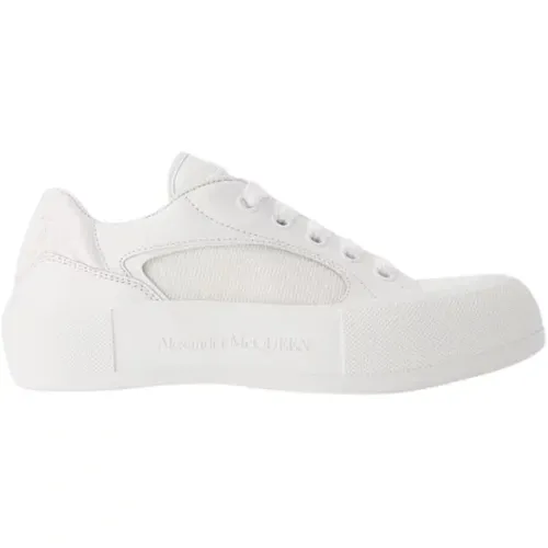 Leather sneakers , female, Sizes: 5 UK, 8 UK, 4 UK, 2 UK - alexander mcqueen - Modalova