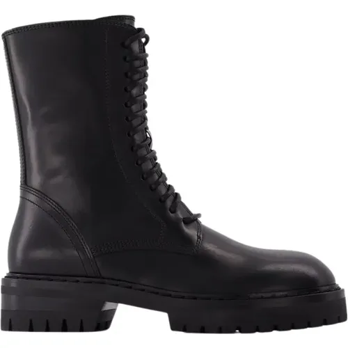 Alec Boots in Leather , female, Sizes: 6 UK, 3 1/2 UK, 3 UK - Ann Demeulemeester - Modalova