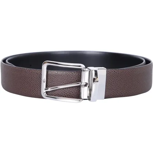 Belts, male, , Size: 120 CM Buckle fastening Belt - Canali - Modalova