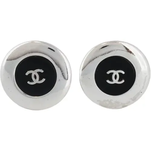 Pre-owned Metal earrings , female, Sizes: ONE SIZE - Chanel Vintage - Modalova