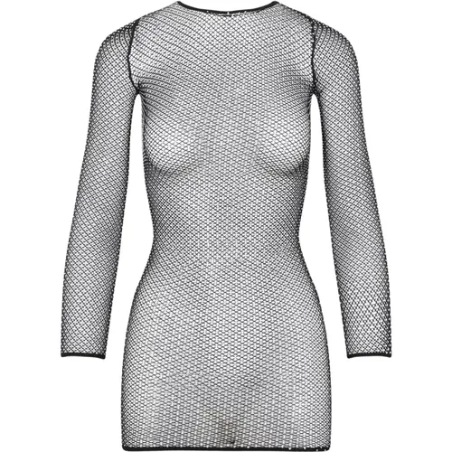 Crystal Mesh Mini Top , female, Sizes: M - Balenciaga - Modalova