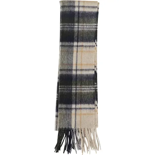 Tartan Check Scarf , male, Sizes: ONE SIZE - Barbour - Modalova