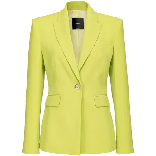 Elegante Einreiher-Jacken , Damen, Größe: XS - pinko - Modalova