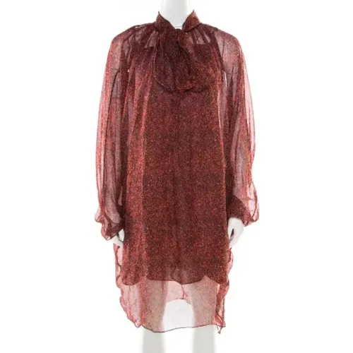 Pre-owned Seide dresses - Yves Saint Laurent Vintage - Modalova