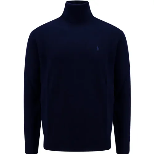 Turtlenecks, male, , Size: XL Wool Turtleneck Sweater Aw23 - Polo Ralph Lauren - Modalova