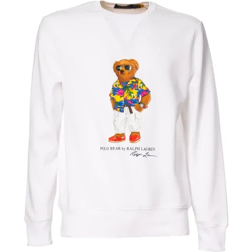 Baumwoll-Sweatshirt mit Polo Bear Print - Polo Ralph Lauren - Modalova