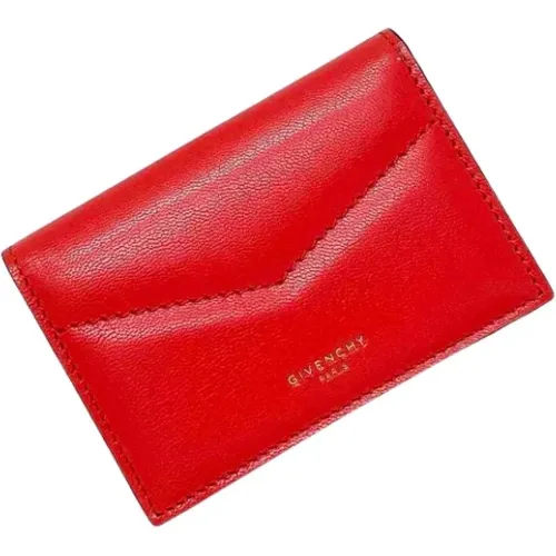 Pre-owned Wallets, female, , Size: ONE SIZE Pre-owned Leather wallets - Givenchy Pre-owned - Modalova