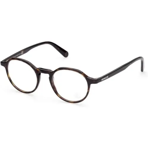 Eyeglasses, Havana Frame/Other , female, Sizes: 47 MM - Moncler - Modalova