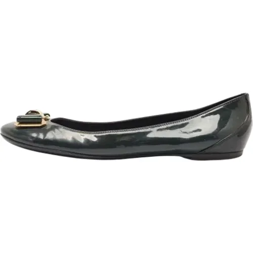 Pre-owned Flats, female, , Size: 8 1/2 US Pre-owned Leather flats - Louis Vuitton Vintage - Modalova