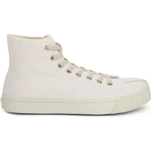 Sneakers, male, , Size: 9 1/2 US High Top Tabi Sneakers - Maison Margiela - Modalova