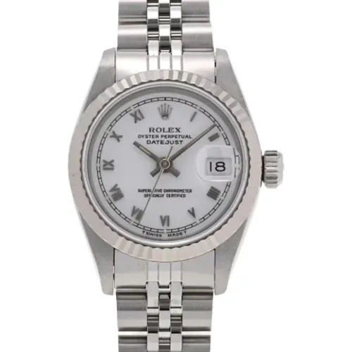 Pre-owned Metal watches , female, Sizes: ONE SIZE - Rolex Vintage - Modalova