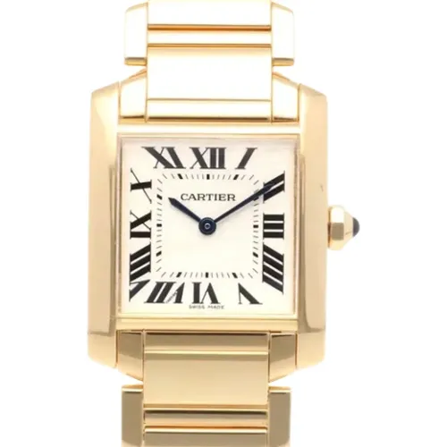 Pre-owned Watches, female, , Size: ONE SIZE Pre-owned Gold watches - Cartier Vintage - Modalova