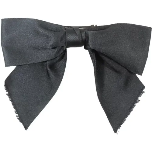 Pre-owned Accessories, female, , Size: ONE SIZE Pre-owned Elegant Bow Hair Clip Accessory for Stylish Hairdos and Fashionable Look - Chanel Vintage - Modalova