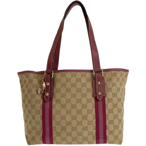 Pre-owned Tote Bags, female, , Size: ONE SIZE Pre-owned Canvas totes - Gucci Vintage - Modalova