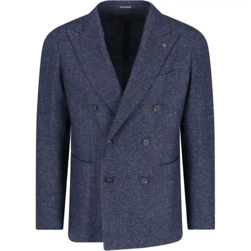 Blazers, male, , Size: L Giacca D/Petto - Tagliatore - Modalova