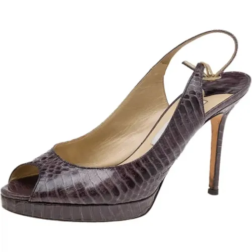 Pre-owned Pumps, female, , Size: 8 US Pre-owned Leather sandals - Jimmy Choo Pre-owned - Modalova