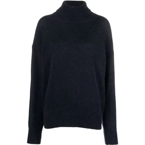 Turtleneck , female, Sizes: L - Alysi - Modalova