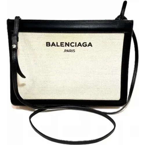 Pre-owned Cross Body Bags, female, , Size: ONE SIZE Pre-owned Canvas balenciaga-bags - Balenciaga Vintage - Modalova