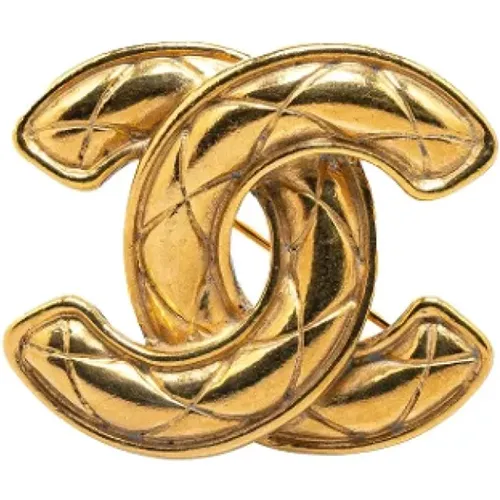 Pre-owned Jewellery, female, , Size: ONE SIZE Pre-owned Metal brooches - Chanel Vintage - Modalova