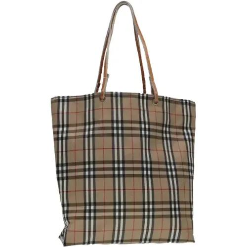 Pre-owned Tote Bags, female, , Size: ONE SIZE Pre-owned Nylon handbags - Burberry Vintage - Modalova