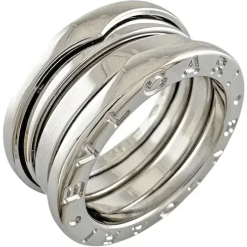 Pre-owned Jewellery, female, , Size: ONE SIZE Pre-owned White Gold rings - Bvlgari Vintage - Modalova