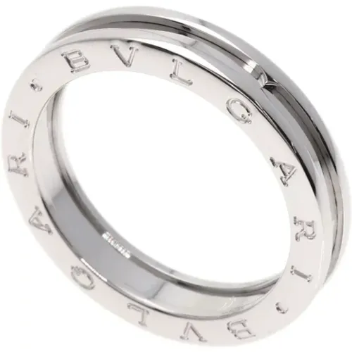 Pre-owned Jewellery, female, , Size: ONE SIZE Pre-owned White Gold rings - Bvlgari Vintage - Modalova