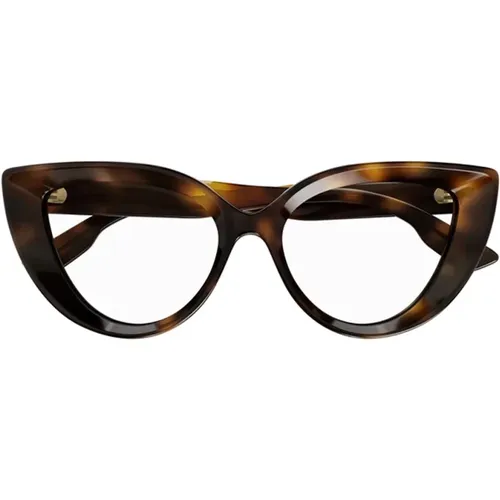 RivetsLarge Eyeglass Frames , female, Sizes: 52 MM - Gucci - Modalova