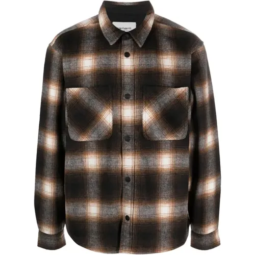 Check-Pattern Long-Sleeve Shirt , male, Sizes: L, S, M - Carhartt WIP - Modalova