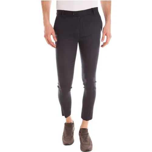 Cropped Trousers, male, , Size: XS Cropped Trousers - Daniele Alessandrini - Modalova