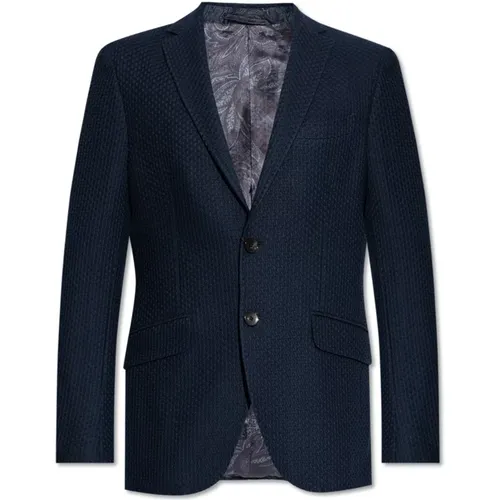 Blazers, male, , Size: 2XL Blazer with Pockets - ETRO - Modalova