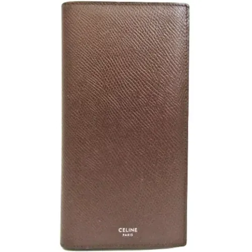 Pre-owned Wallets, female, , Size: ONE SIZE Pre-owned Leather wallets - Celine Vintage - Modalova