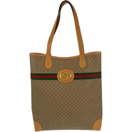 Pre-owned Canvas gucci-bags , male, Sizes: ONE SIZE - Gucci Vintage - Modalova