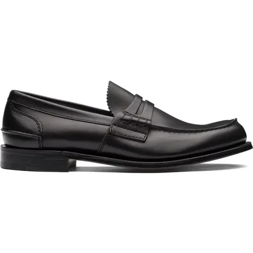 Schwarze flache Schuhe für Frauen , Herren, Größe: 40 EU - Church's - Modalova