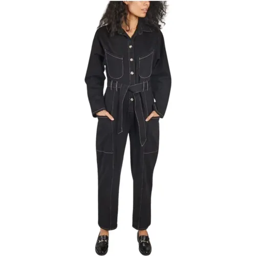 Worker Suit with Central Zip , female, Sizes: S, M - Rita Row - Modalova