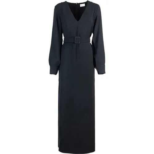 Long Dress with Puff Sleeves , female, Sizes: L - P.a.r.o.s.h. - Modalova