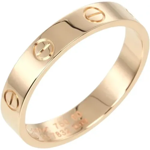 Pre-owned Jewellery, female, , Size: ONE SIZE Pre-owned Rose Gold rings - Cartier Vintage - Modalova