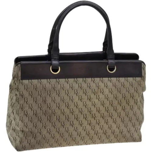 Pre-owned Canvas handbags , female, Sizes: ONE SIZE - Bottega Veneta Vintage - Modalova