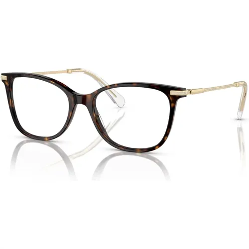 Glasses, unisex, , Size: 52 MM Chic Eyewear Frames in Dark Havana - Swarovski - Modalova