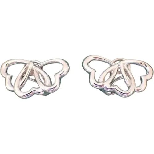 Pre-owned Jewellery, female, , Size: ONE SIZE Pre-owned Silver earrings - Tiffany & Co. Pre-owned - Modalova