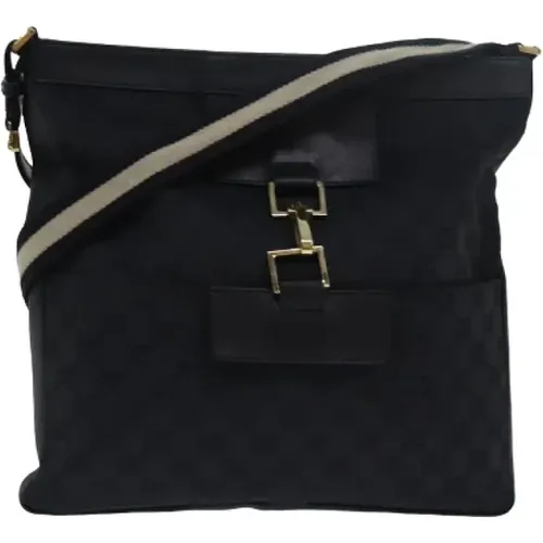 Pre-owned Cross Body Bags, female, , Size: ONE SIZE Pre-owned Canvas gucci-bags - Gucci Vintage - Modalova