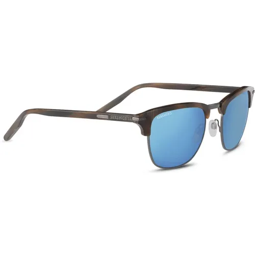 Alray Stylish Sunglasses for Men , male, Sizes: ONE SIZE - Serengeti - Modalova