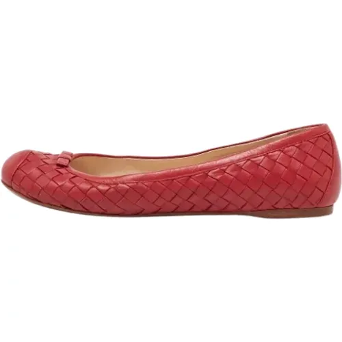 Pre-owned Flats, female, , Size: 8 US Pre-owned Leather flats - Bottega Veneta Vintage - Modalova