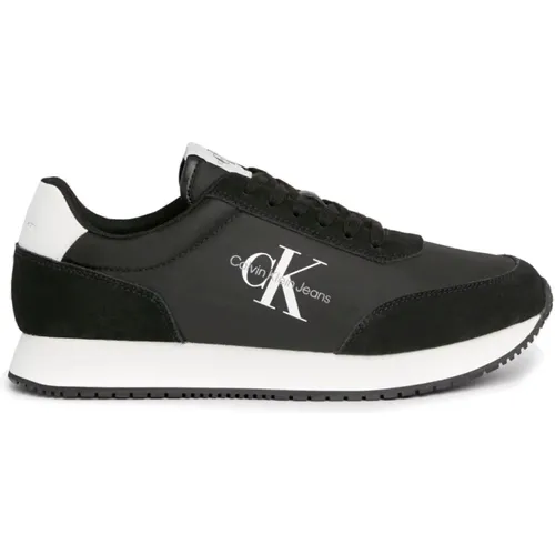 Retro Laceup Sneakers , male, Sizes: 7 UK, 8 UK, 10 UK, 11 UK, 9 UK - Calvin Klein Jeans - Modalova
