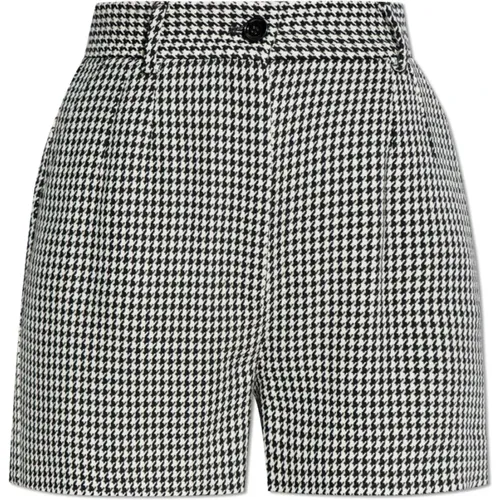 Hahnentrittmuster Shorts - Dolce & Gabbana - Modalova